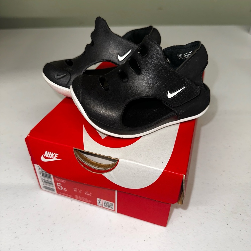 Nike Kids Black Sandals